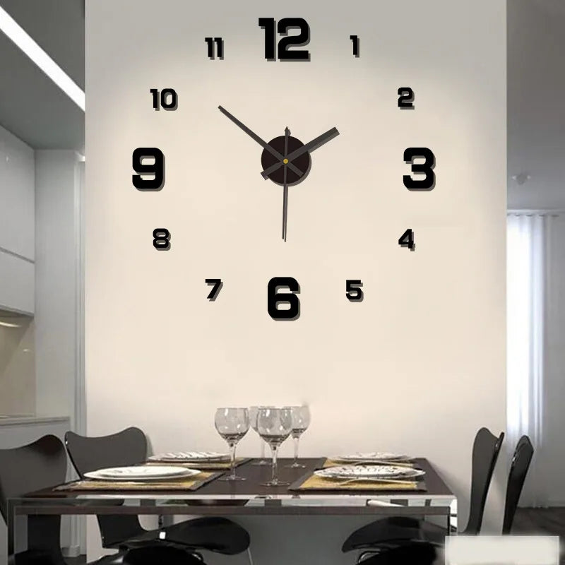 PureTime Clock™ - A Modern, Silent & Customisable Wall Decoration